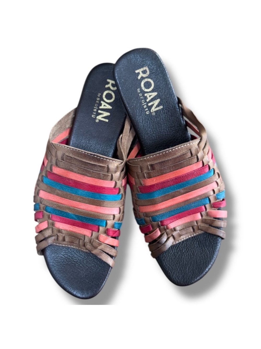 Roan Marilee Leather Slides for Women